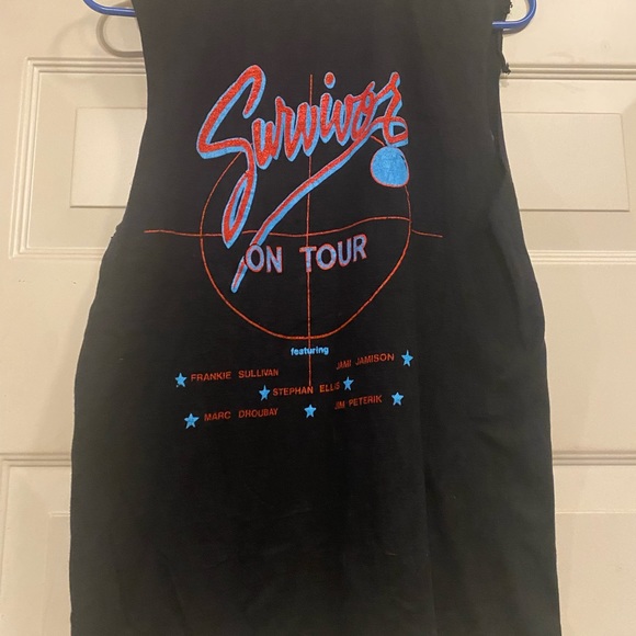 Vintage Custom Survivor In Concert On Tour Dead Stock Parking Lot Tour Tee - Picture 3 of 4